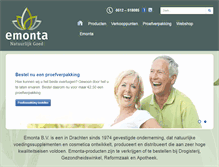 Tablet Screenshot of emonta.nl